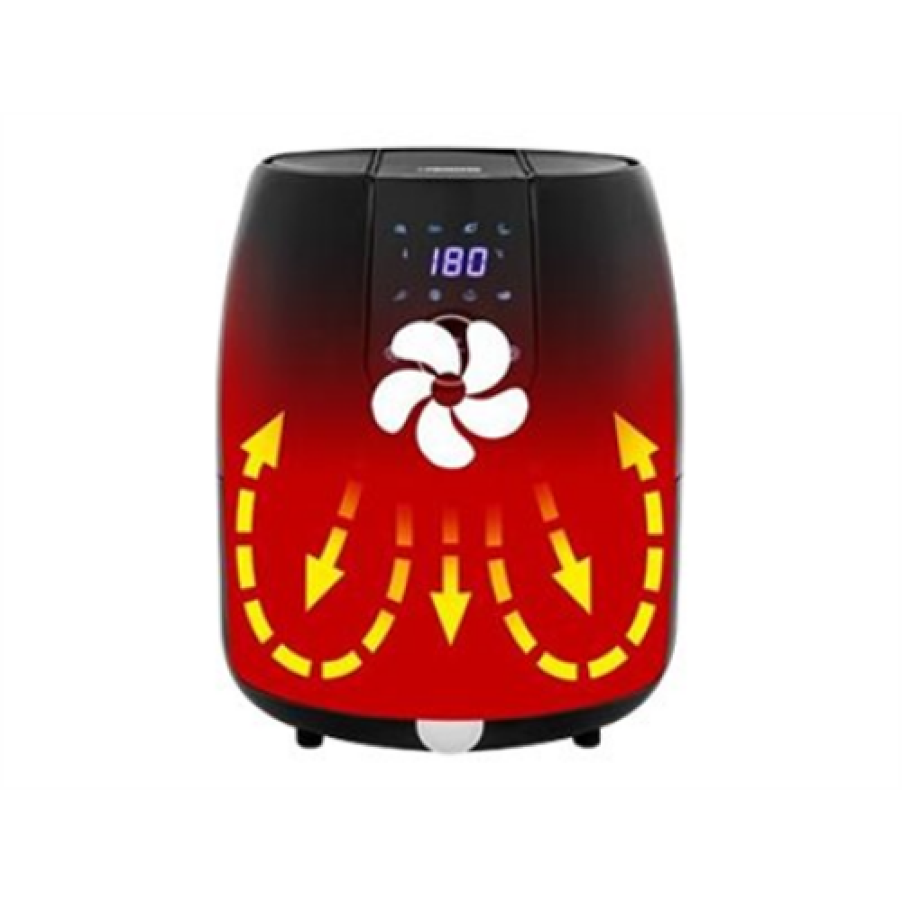Princess , Digital Aerofryer XXL , 182025 , Power 1500 W , Capacity 4.5 L , Black