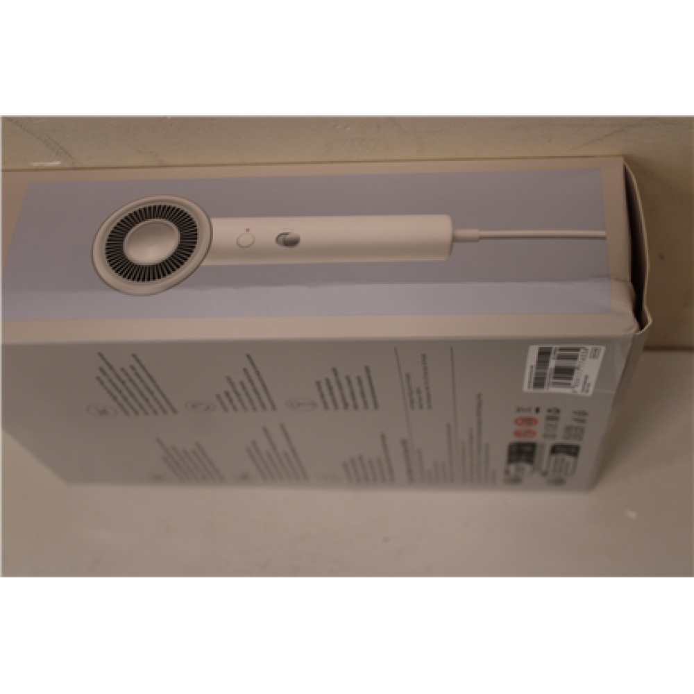 SALE OUT. Xiaomi Water Ionic Hair Dryer H500 EU , Xiaomi , Water Ionic Hair Dryer , H500 EU , 1800 W , Number of temperature settings 3 , Ionic function , White , DAMAGED PACKAGING, SMALL DEFECT MARK ON PLASTIC