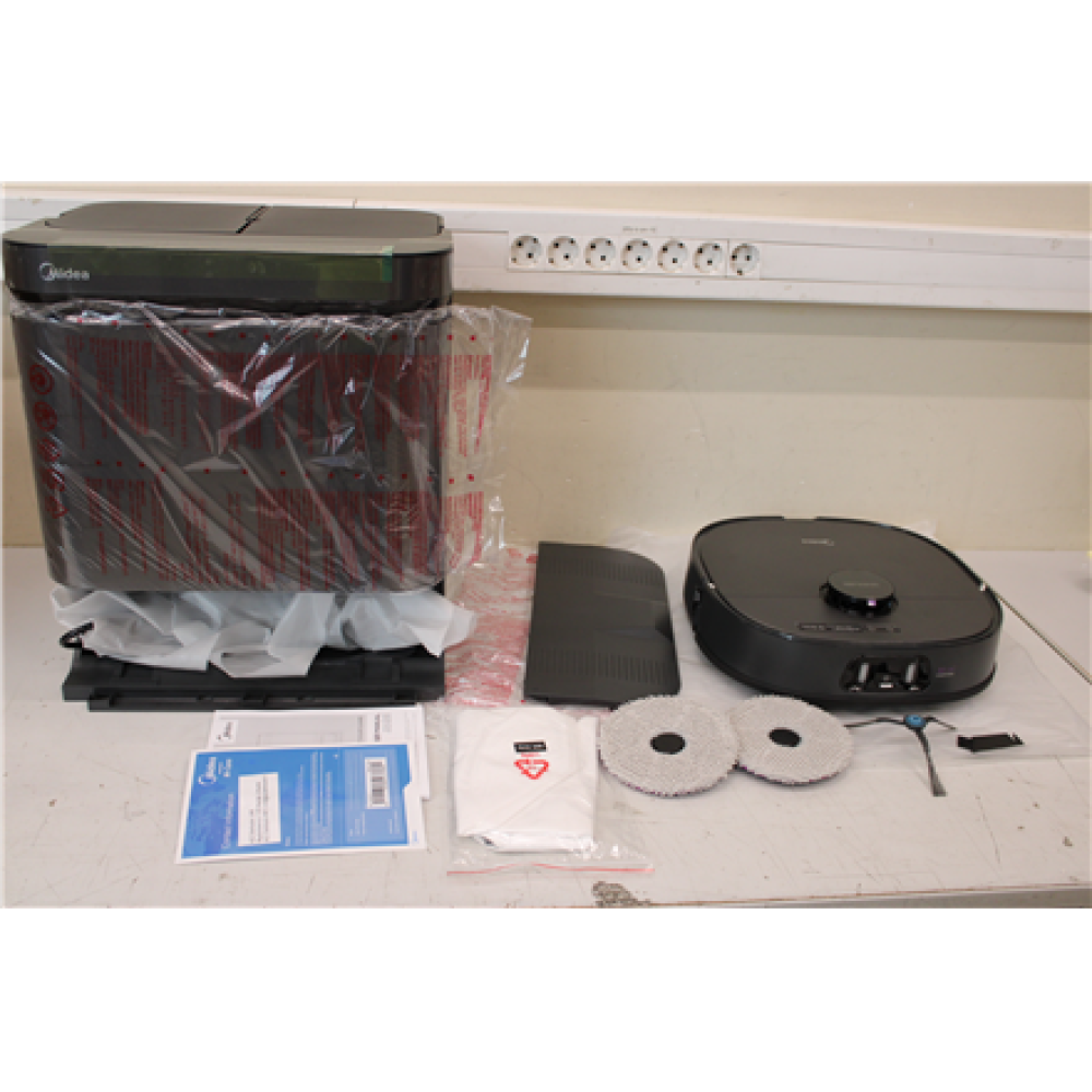 SALE OUT. Midea V15 Robot Vacuum Cleaner , Midea Robot Vacuum Cleaner , V15 , Wet&Dry , 5200 mAh , Dust capacity 3 L , 16200 Pa , Black , DEMO