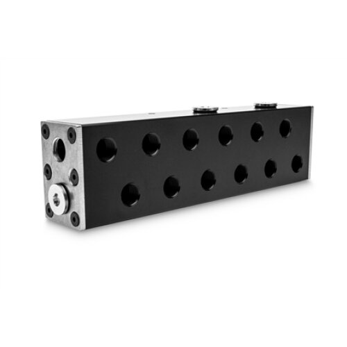 EM , Water Blocks , Pro Manifold 2CPU 4GPU Verteiler , Black , N/A