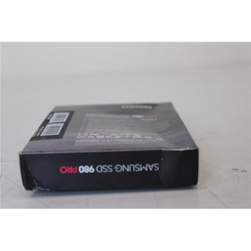 SALE OUT. Samsung 980 PRO PCle 4.0 NVMe M.2 500 GB SSD Samsung V-NAND SSD 980 PRO 500 GB, SSD form factor M.2 2280, SSD interface M.2 NVME, DAMAGED PACKAGING, Write speed 3000 MB/s, Read speed 3500 MB/s