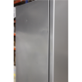 SALE OUT. , INDESIT , LI9 S1E S , Refrigerator , Energy efficiency class F , Free standing , Combi , Height 201.3 cm , Fridge net capacity 261 L , Freezer net capacity 111 L , 39 dB , Silver , DENTS ON SIDE, SCRATCHED PAINT, BROKEN DOOR SHELF, CURVED BACK