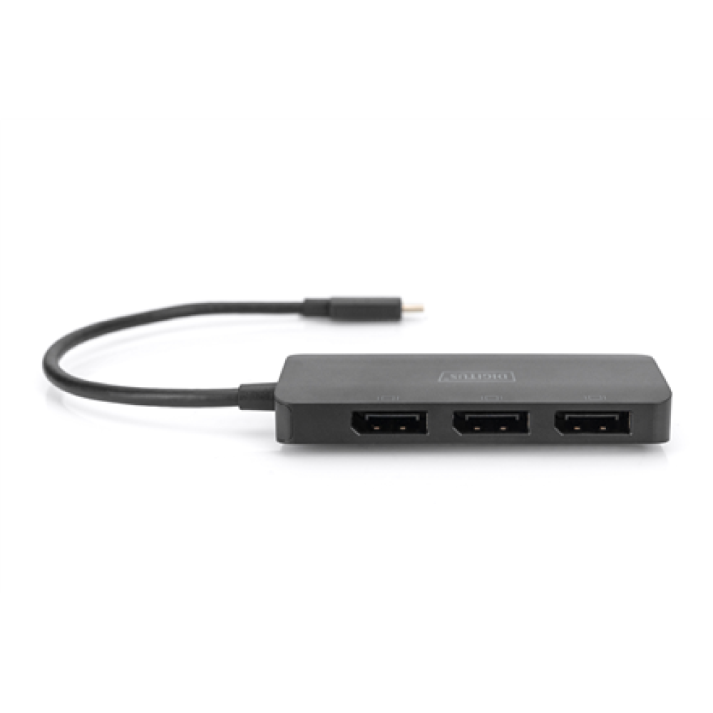 Digitus , 3-Port MST Video Hub (USB-C-3x DisplayPort) , DS-45334