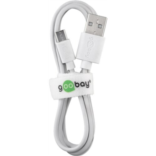 Goobay , Micro USB charging and sync cable , 43837 , USB-A 2.0 to Micro-USB USB 2.0 micro male (type B)