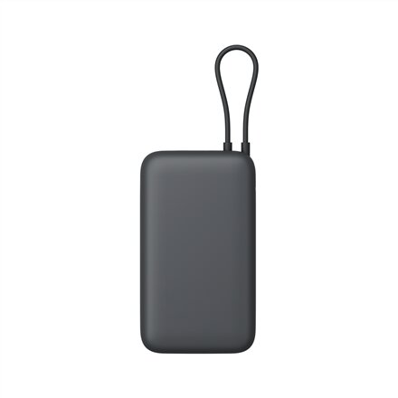 Xiaomi Power Bank 20000mAh (Integrated Cable) , 20000 mAh , Dark Gray