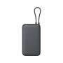 Xiaomi Power Bank 20000mAh (Integrated Cable) , 20000 mAh , Dark Gray