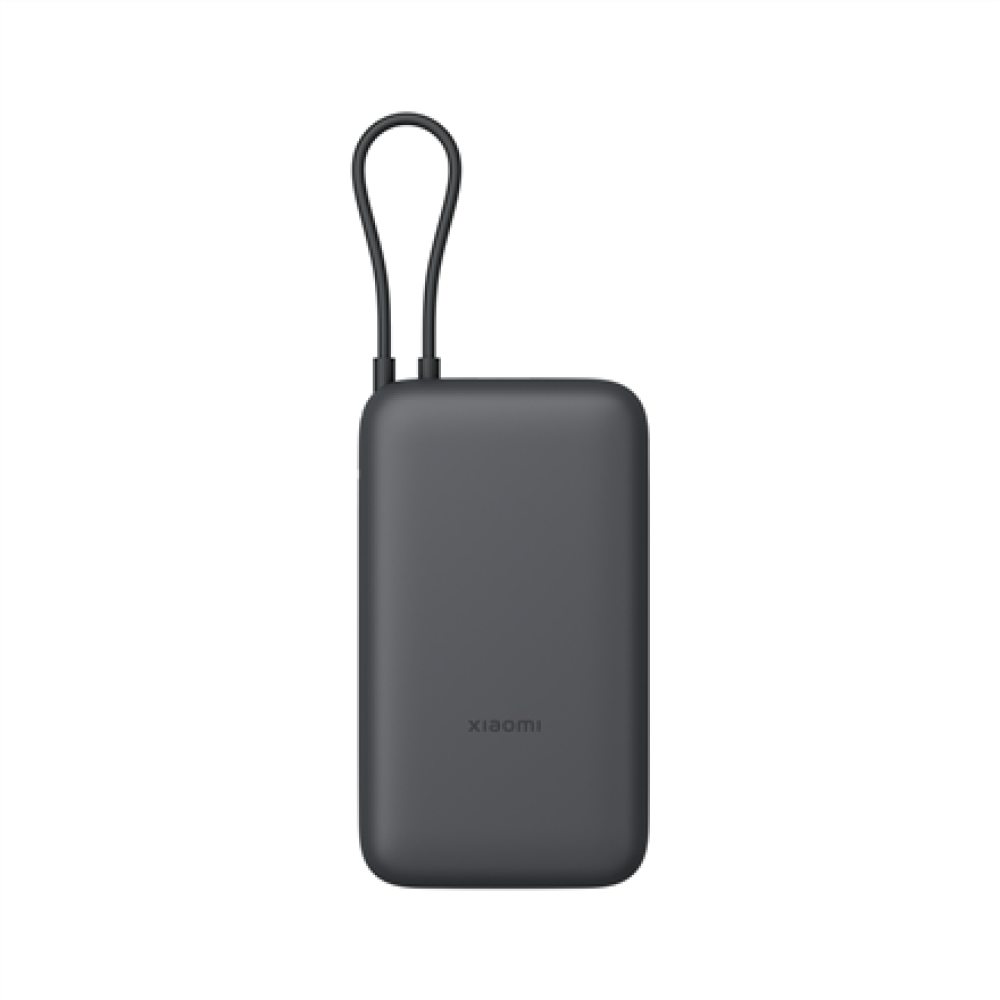 Xiaomi Power Bank 20000mAh (Integrated Cable) , 20000 mAh , Dark Gray