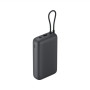 Xiaomi Power Bank 20000mAh (Integrated Cable) , 20000 mAh , Dark Gray
