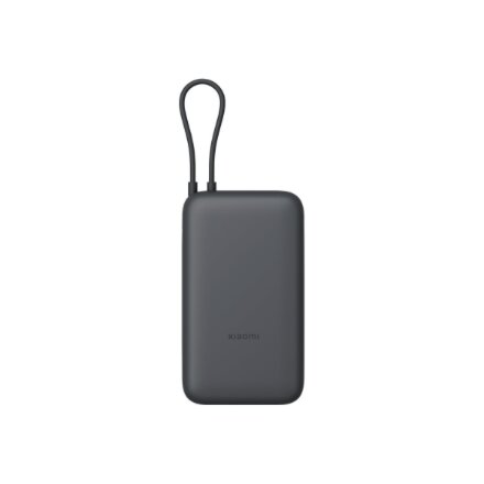 Xiaomi Power Bank 20000mAh (Integrated Cable) , 20000 mAh , Dark Gray