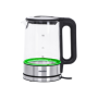 Mesko , Kettle , MS 1301b , Electric , 1850 W , 1.7 L , Glass/Stainless steel , 360° rotational base , Black