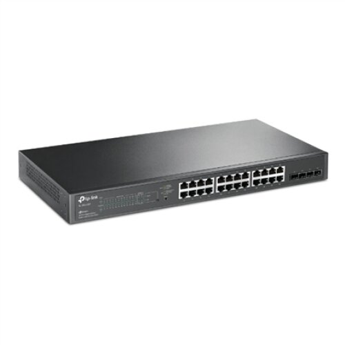 TP-LINK , JetStream 28-Port Gigabit Smart Switch , TL-SG2428P , Web Managed , Rackmountable , SFP ports quantity 4 , PoE+ ports quantity 24 , Power supply type Single