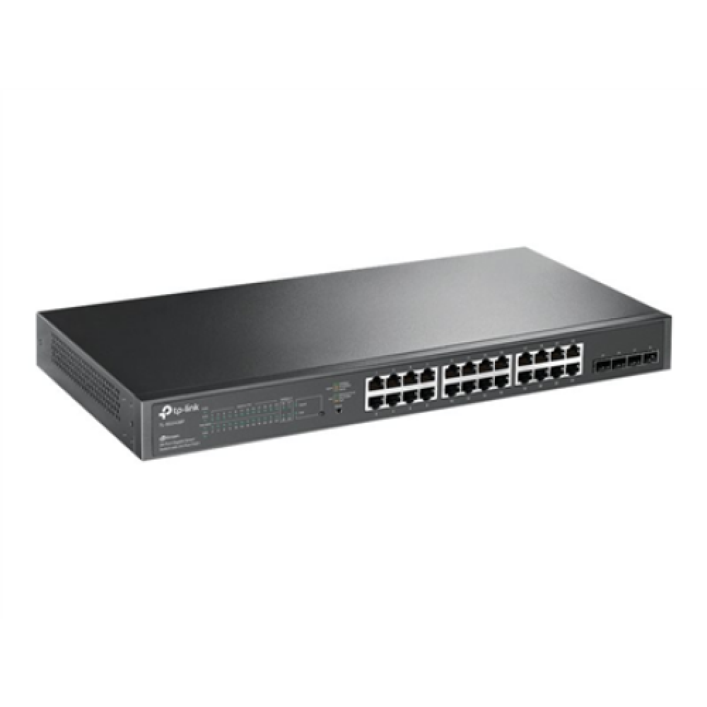 TP-LINK , JetStream 28-Port Gigabit Smart Switch , TL-SG2428P , Web Managed , Rackmountable , SFP ports quantity 4 , PoE+ ports quantity 24 , Power supply type Single
