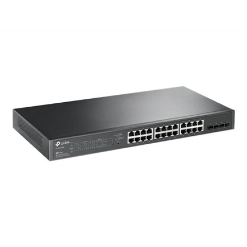 TP-LINK , JetStream 28-Port Gigabit Smart Switch , TL-SG2428P , Web Managed , Rackmountable , SFP ports quantity 4 , PoE+ ports quantity 24 , Power supply type Single