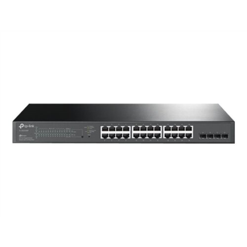 TP-LINK , JetStream 28-Port Gigabit Smart Switch , TL-SG2428P , Web Managed , Rackmountable , SFP ports quantity 4 , PoE+ ports quantity 24 , Power supply type Single