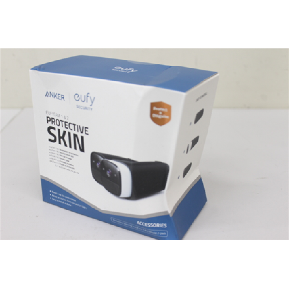 SALE OUT. Anker Eufy 2 Set Silicone Skins In Black For EufyCam & EufyCam 2, Black , Anker Eufy , 2 Set Silicone Skins In Black , 24 month(s) , DAMAGED PACKAGING