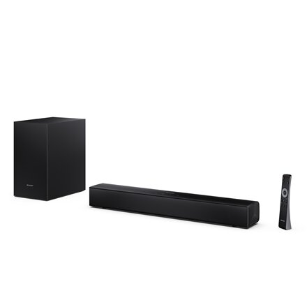 Sharp Compact 2.1 Soundbar with Wireless Subwoofer , HT-SBW121 , 240 W , Bluetooth , Wireless connection , Black