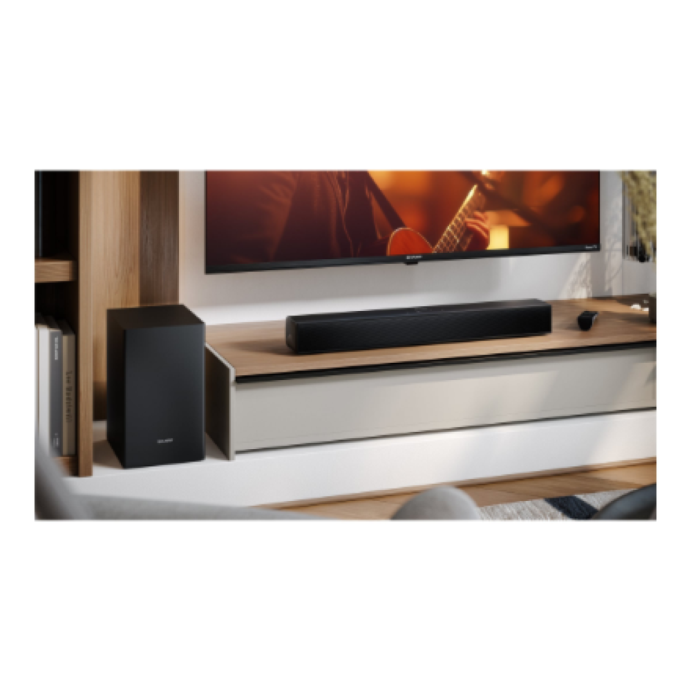 Sharp Compact 2.1 Soundbar with Wireless Subwoofer , HT-SBW121 , 240 W , Bluetooth , Black , Wireless connection