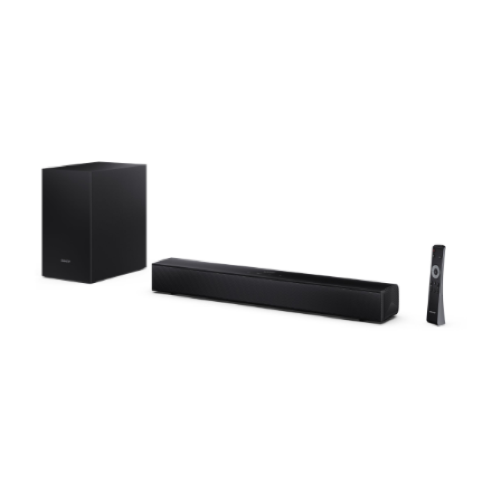 Sharp Compact 2.1 Soundbar with Wireless Subwoofer , HT-SBW121 , 240 W , Bluetooth , Black , Wireless connection