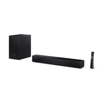 Sharp Compact 2.1 Soundbar with Wireless Subwoofer , HT-SBW121 , 240 W , Bluetooth , Wireless connection , Black