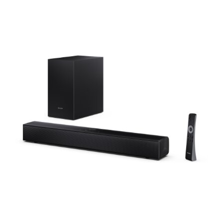 Sharp Compact 2.1 Soundbar with Wireless Subwoofer , HT-SBW121 , 240 W , Bluetooth , Wireless connection , Black