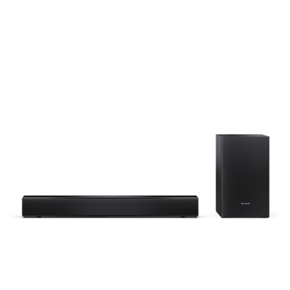 Sharp Compact 2.1 Soundbar with Wireless Subwoofer , HT-SBW121 , 240 W , Bluetooth , Black , Wireless connection