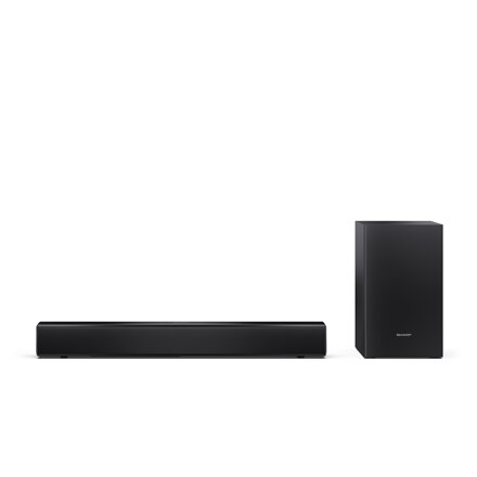 Sharp Compact 2.1 Soundbar with Wireless Subwoofer , HT-SBW121 , 240 W , Bluetooth , Wireless connection , Black