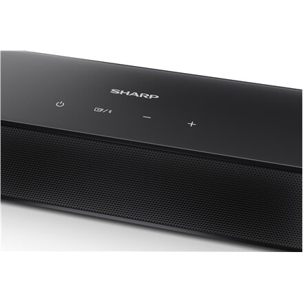 Sharp Compact 2.1 Soundbar with Wireless Subwoofer , HT-SBW121 , 240 W , Bluetooth , Wireless connection , Black