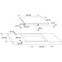 Gorenje , Hob , GI6401WSC , Induction , Number of burners/cooking zones 4 , Touch , Timer , White , Display