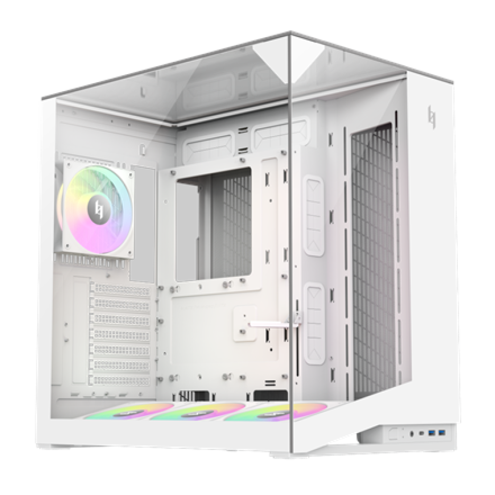 Gamemax Case , NEX C56 VC WH , ATX