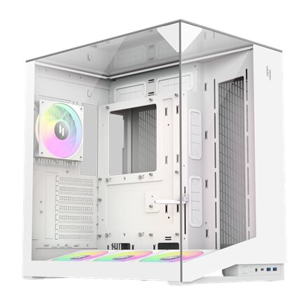 Gamemax Case , NEX C56 VC WH , ATX