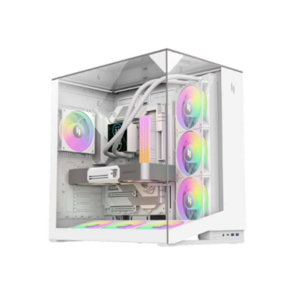 Gamemax Case , NEX C56 VC WH , ATX