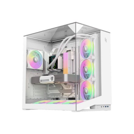 Gamemax Case , NEX C56 VC WH , ATX
