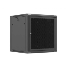 Lanberg Wall mounted installation cabinet 1912U 600X600, Black perforated door (Flat pack) , Lanberg