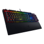 Razer BlackWidow V3 Yellow Switch; Transparent switch housing; Doubleshot ABS keycaps; Multi-function digital roller Razer Synapse 3 enabled; Cable routing options N-key roll-over; Fully programmable keys with on-the-fly macro recording; Gaming mode optio