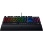 Razer BlackWidow V3 Yellow Switch; Transparent switch housing; Doubleshot ABS keycaps; Multi-function digital roller Razer Synapse 3 enabled; Cable routing options N-key roll-over; Fully programmable keys with on-the-fly macro recording; Gaming mode optio