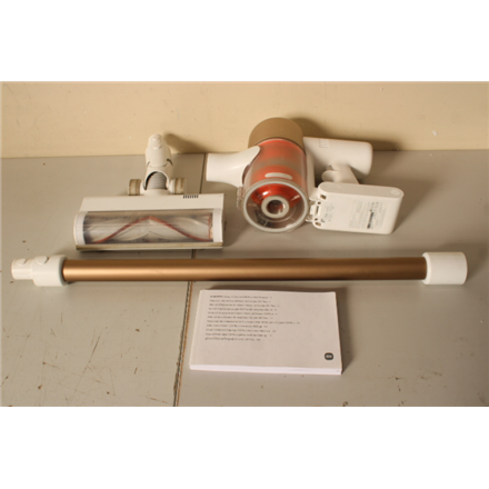 SALE OUT. , Xiaomi , Vacuum cleaner , G9 Plus EU , Cordless operating , Handstick , 120 W , 25.2 V , Operating time (max) 60 min , White , Warranty 3 month(s) , USED, DIRTY, MISSING: MINI ELECTRIC BRUSH, 2 IN 1 CREVICE NOOZLE, CHARGER AND MOUNTING KIT