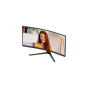 AOC CU34B3E , 34 , VA , WQHD , 21:9 , 120 Hz , 4 ms , 3440 x 1440 pixels , 300 cd/m² , HDMI ports quantity 1 , Black