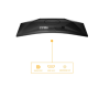 AOC CU34B3E , 34 , VA , WQHD , 21:9 , 120 Hz , 4 ms , 3440 x 1440 pixels , 300 cd/m² , HDMI ports quantity 1 , Black