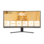 AOC CU34B3E , 34 , VA , WQHD , 21:9 , 120 Hz , 4 ms , 3440 x 1440 pixels , 300 cd/m² , HDMI ports quantity 1 , Black