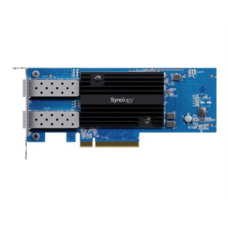 Synology E25G30-F2 Dual-port 25GbE SFP28 add-in card designed to accelerate bandwidth-intensive workflows , Synology E25G30-F2 , 25 GT/s , PCIe 3.0 x8