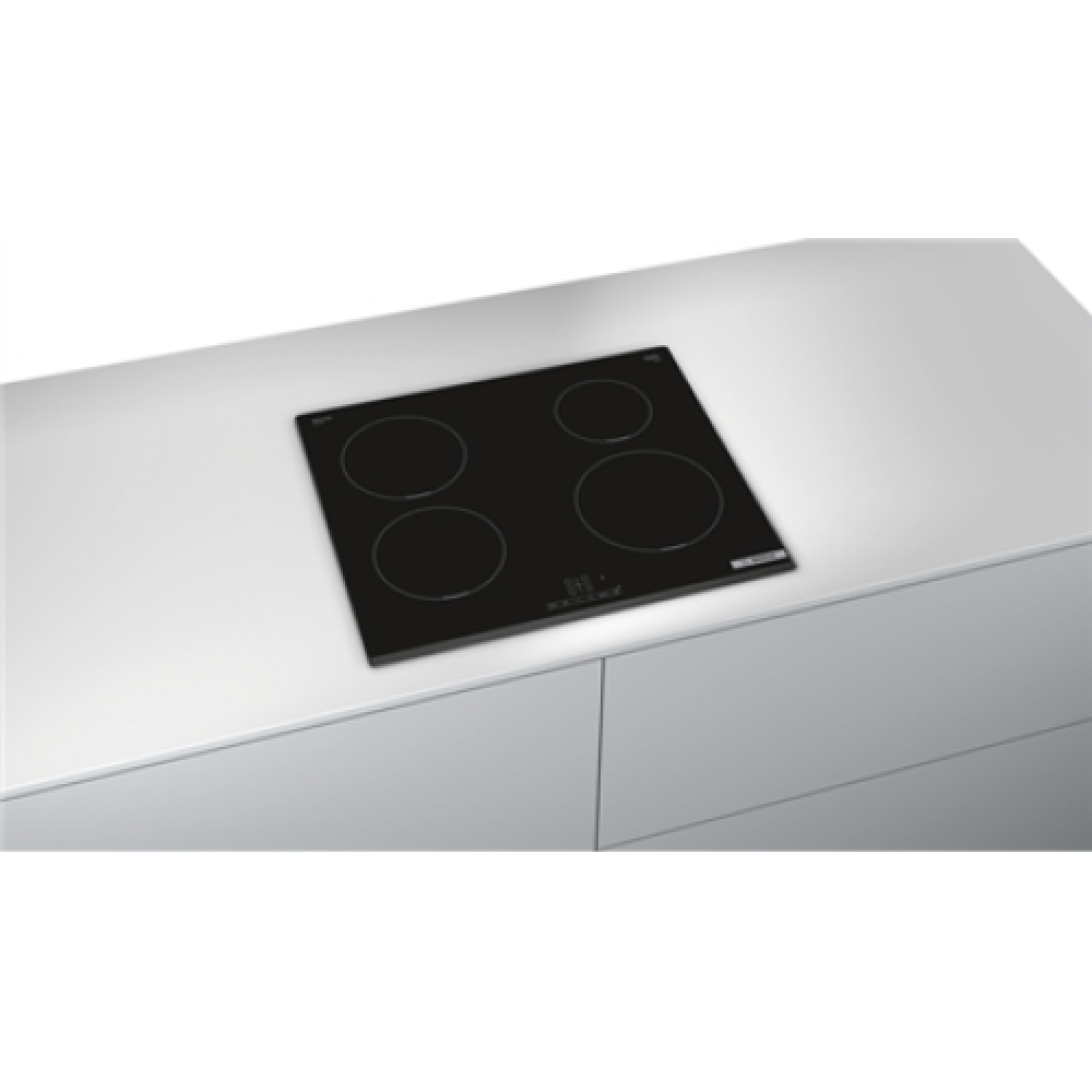 Bosch Hob PIE631BB5E Series 4 Induction Number of burners/cooking zones 4 Touch Timer Black