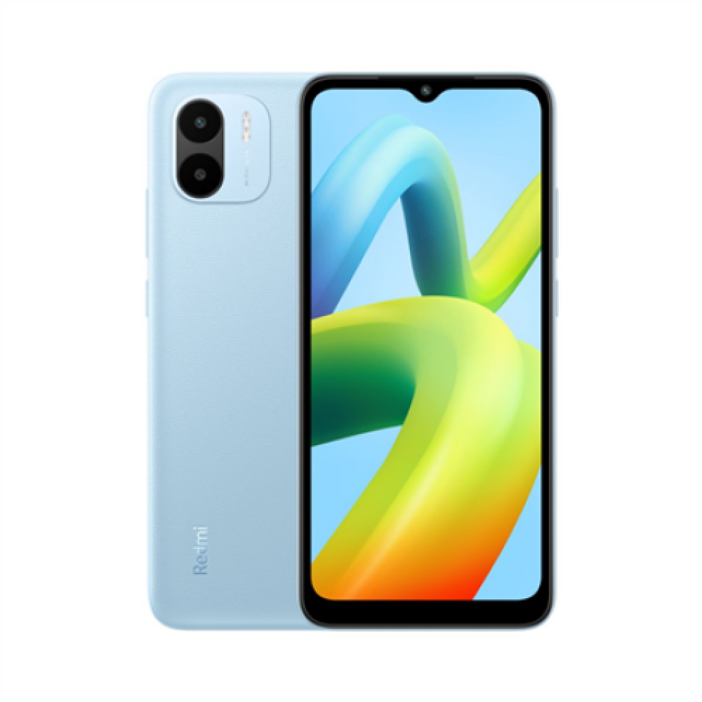 Xiaomi Redmi A1 Light Blue 6.52 IPS LCD Helio A22 Internal RAM 2 GB 32 GB MicroSDXC Dual SIM Nano-SIM 4G Main camera 8 MP Secondary camera 5 MP Android 12 5000 mAh
