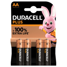 Duracell , AA , Alkaline , 4 pc(s) , Plus MN1500