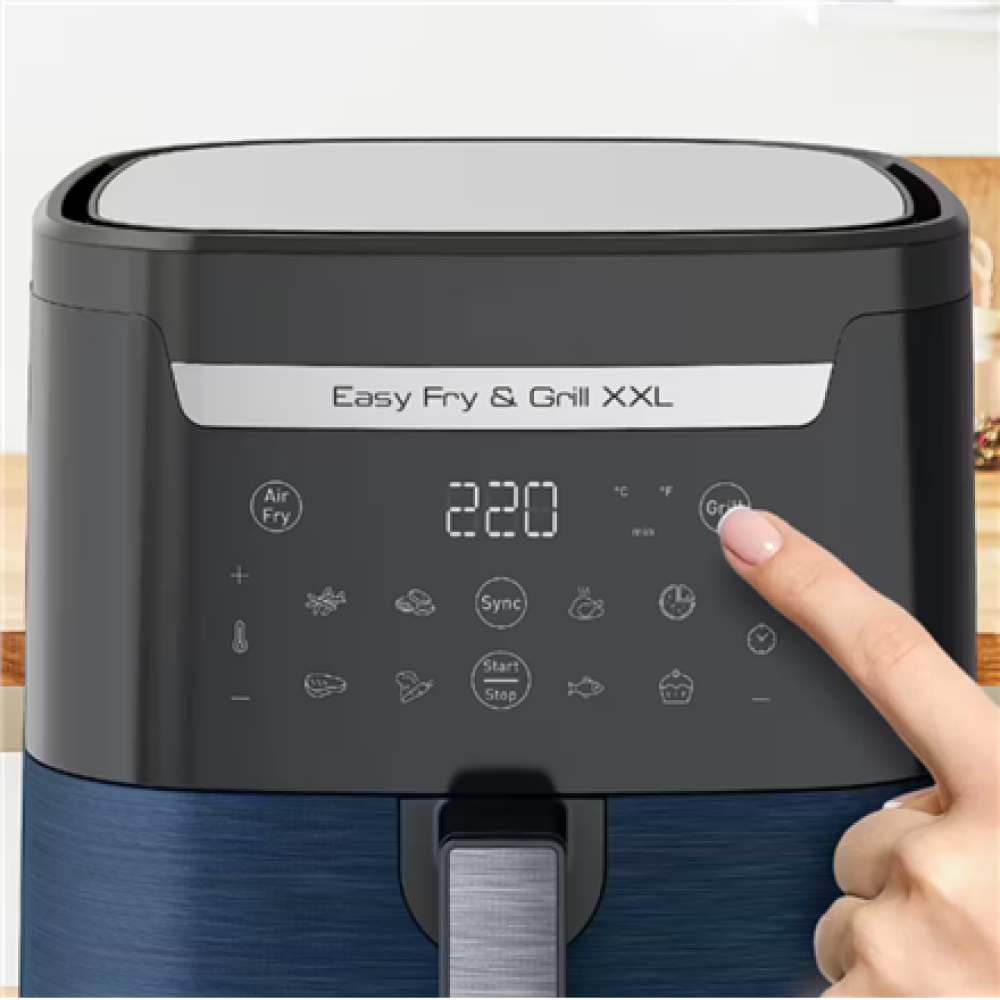 TEFAL Easy Fry and Grill XXL , EY8014 , Power 1830 W , Capacity 6.5 L , Blue