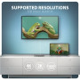 AXAGON USB-C 5Gbps DUAL 4K DISPLAY 7in1 Hub , HMC-7HX2