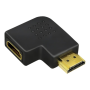 HDMI Adapter, AM to AF in 90 degree flat angled , Logilink