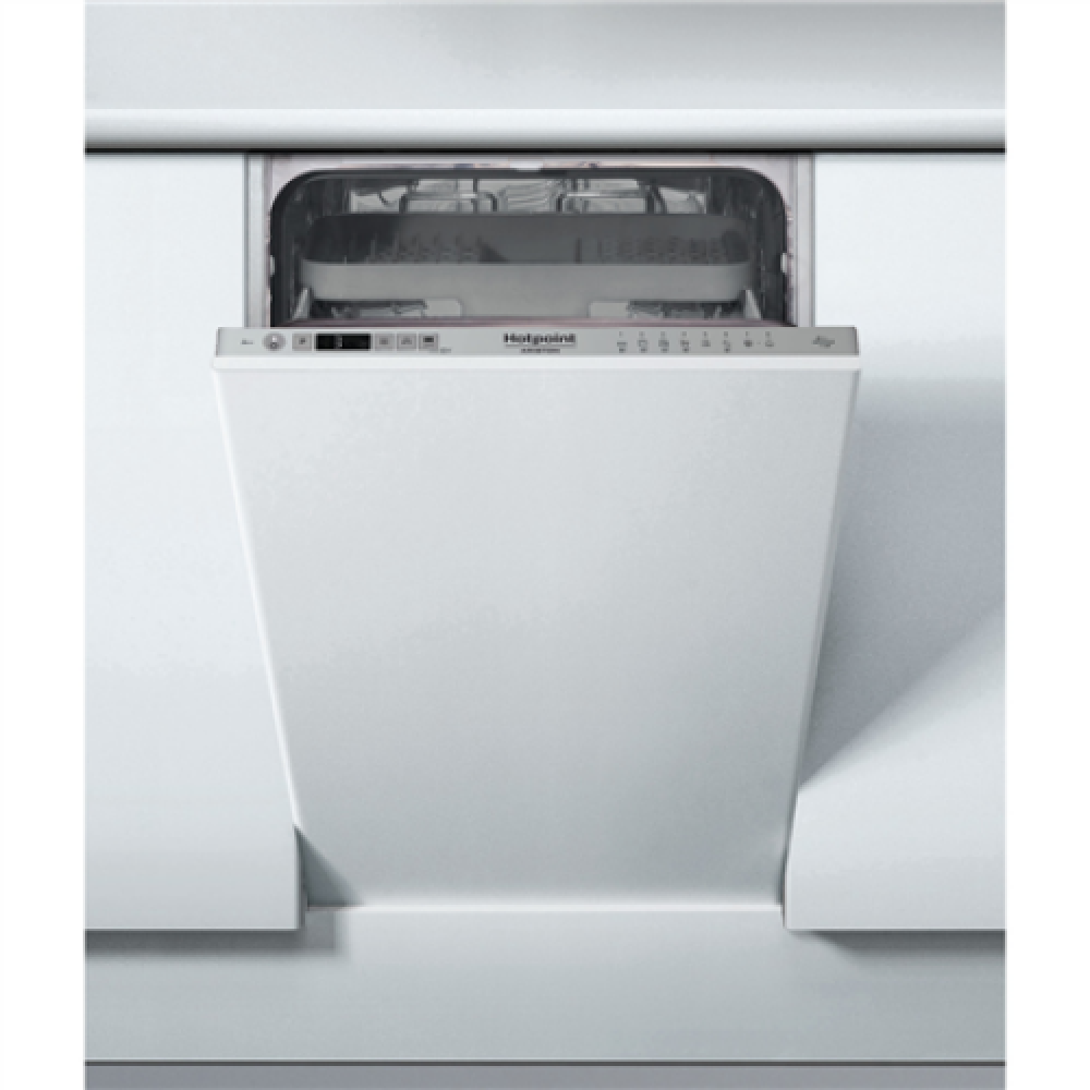 Hotpoint Dishwasher HSIC 3T127 C Built-in, Width 44.8 cm, Number of place settings 10, Number of programs 9, Energy efficiency class E, Display