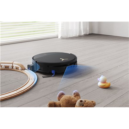 Ecovacs DEEBOT T90S PRO OMNI Vacuum Cleaner,Robot,Wet&Dry,40000Pa,TruEdge 3.0,ZeroTangle 4.0,OZMO Roller 3.0,Black+OMNI Auto-Empty Station , Ecovacs