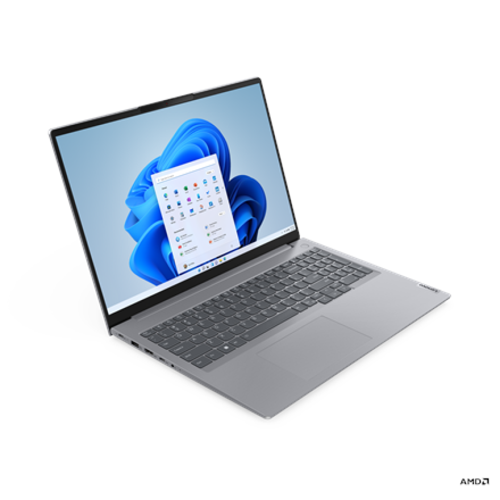 Lenovo ThinkBook 16 , Arctic Grey , 16 , IPS , WUXGA , 1920 x 1200 pixels , Anti-glare , AMD Ryzen 5 , 7430U , 16 GB , SO-DIMM DDR4 , Solid-state drive capacity 512 GB , AMD Radeon Graphics , Windows 11 Pro , 802.11ax , Bluetooth version 5.3 , Keyboard la