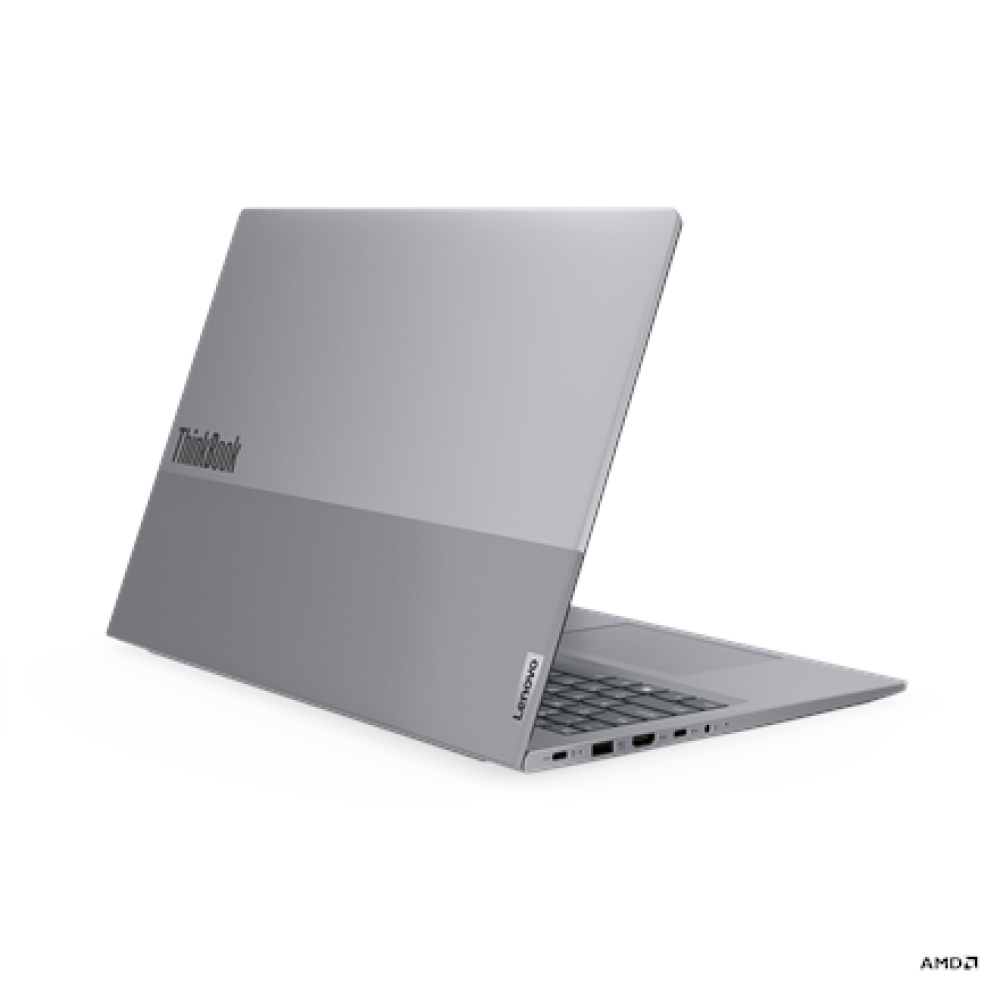 Lenovo ThinkBook 16 , Arctic Grey , 16 , IPS , WUXGA , 1920 x 1200 pixels , Anti-glare , AMD Ryzen 5 , 7430U , 16 GB , SO-DIMM DDR4 , Solid-state drive capacity 512 GB , AMD Radeon Graphics , Windows 11 Pro , 802.11ax , Bluetooth version 5.3 , Keyboard la